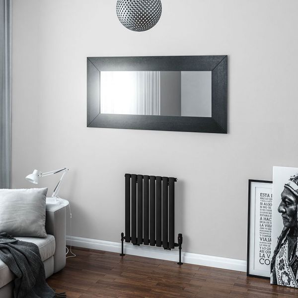 Eastbrook Tunstall 600 x 471 Matt Black Designer Radiator #2