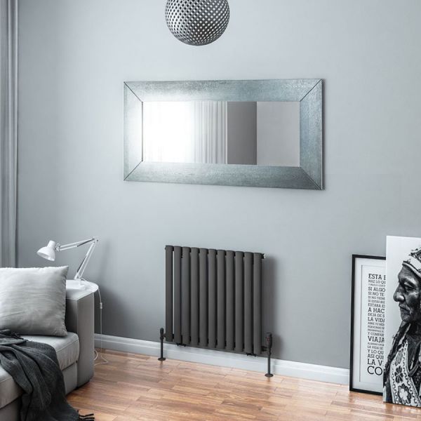 Eastbrook Tunstall 600 x 648 Matt Anthracite Designer Radiator #2