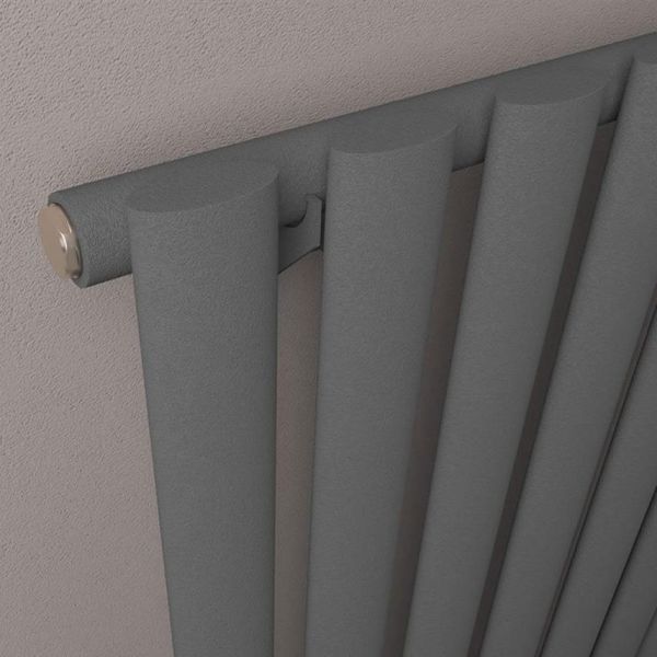 Eastbrook Tunstall 1800 x 350 Matt Anthracite Designer Radiator #3
