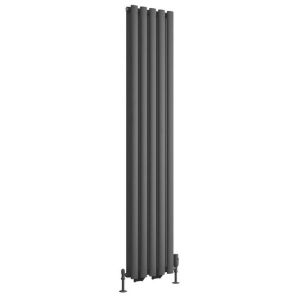 Eastbrook Tunstall Double 1800 x 350 Matt Anthracite Designer Radiator