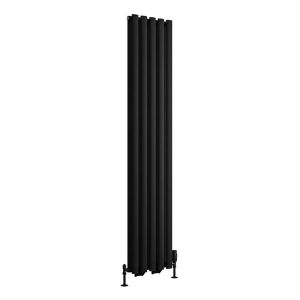 Eastbrook Tunstall Double 1800 x 350 Matt Black Designer Radiator