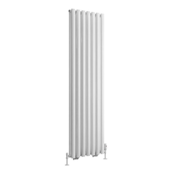 Eastbrook Tunstall Double 1800 x 490 Matt White Designer Radiator