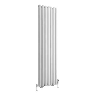 Eastbrook Tunstall Double 1800 x 490 Matt White Designer Radiator