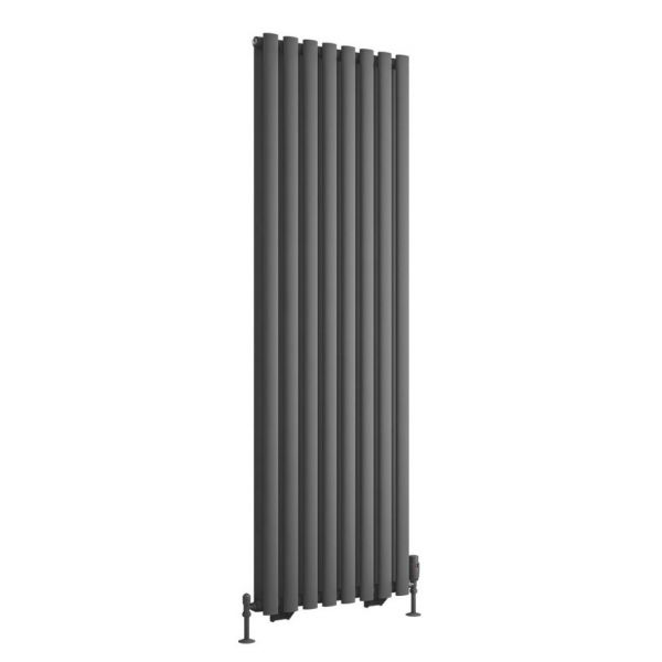 Eastbrook Tunstall Double 1800 x 560 Matt Anthracite Designer Radiator