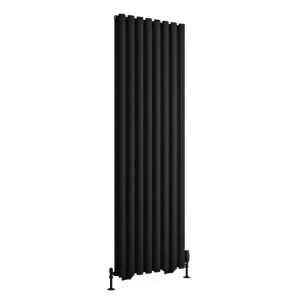 Eastbrook Tunstall Double 1800 x 560 Matt Black Designer Radiator