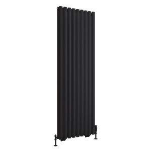 Eastbrook Tunstall Double 1800 x 630 Matt Black Designer Radiator