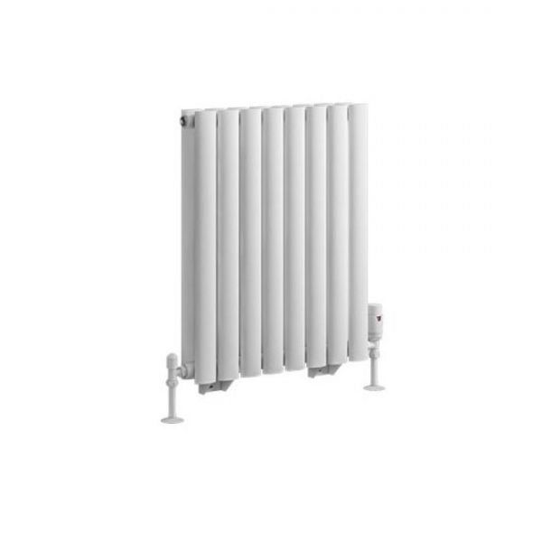 Eastbrook Tunstall Double 600 x 471 Matt White Designer Radiator