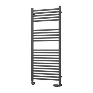 Eastbrook Tuscan Square Multirail 1200 x 500 Straight Matt Anthracite Towel Rail