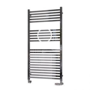 Eastbrook Tuscan Square Multirail 1200 x 600 Straight Chrome Towel Rail