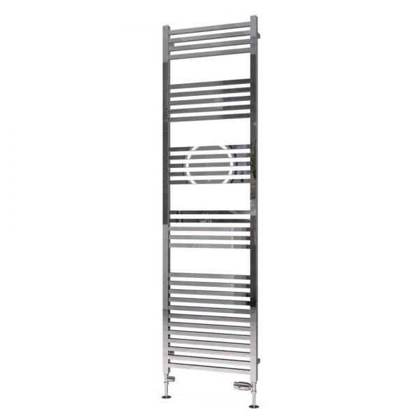 Eastbrook Tuscan Square Multirail 1800 x 500 Straight Chrome Towel Rail