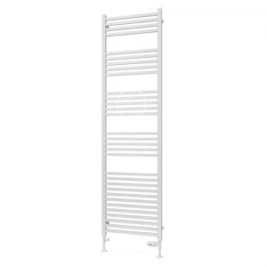 Eastbrook Tuscan Square Multirail 1800 x 500 Straight Gloss White Towel Rail
