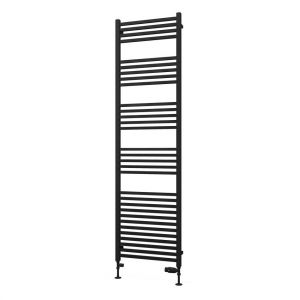 Eastbrook Tuscan Square Multirail 1800 x 500 Straight Matt Black Towel Rail