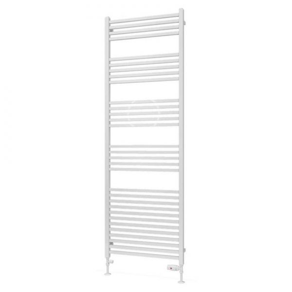 Eastbrook Tuscan Square Multirail 1800 x 600 Straight Gloss White Towel Rail