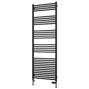 Eastbrook Tuscan Square Multirail 1800 x 600 Straight Matt Black Towel Rail