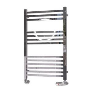 Eastbrook Tuscan Square Multirail 800 x 500 Straight Chrome Towel Rail