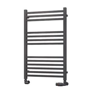 Eastbrook Tuscan Square Multirail 800 x 500 Straight Matt Anthracite Towel Rail