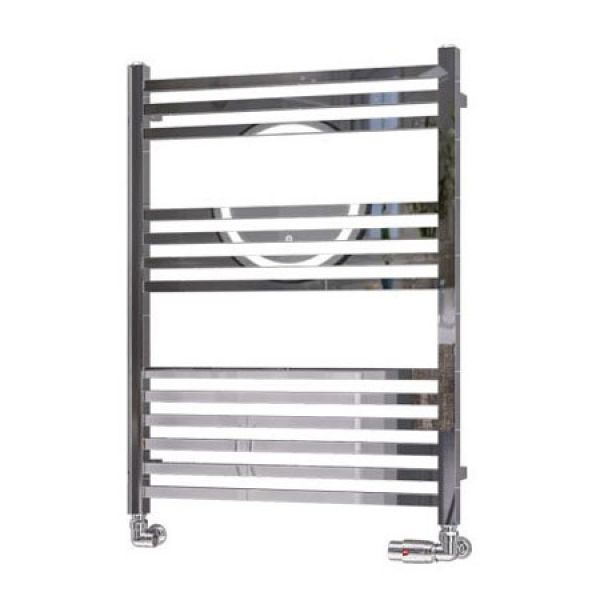Eastbrook Tuscan Square Multirail 800 x 600 Straight Chrome Towel Rail