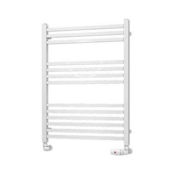 Eastbrook Tuscan Square Multirail 800 x 600 Straight Gloss White Towel Rail