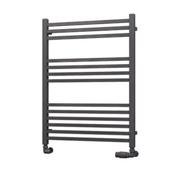 Eastbrook Tuscan Square Multirail 800 x 600 Straight Matt Anthracite Towel Rail