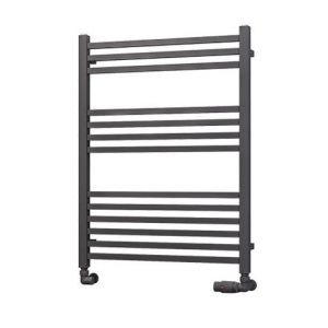 Eastbrook Tuscan Square Multirail 800 x 600 Straight Matt Anthracite Towel Rail