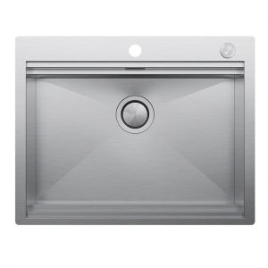 Clearwater Urban Smart 1 Bowl Inset Stainless Steel Kitchen Sink 660 x 520