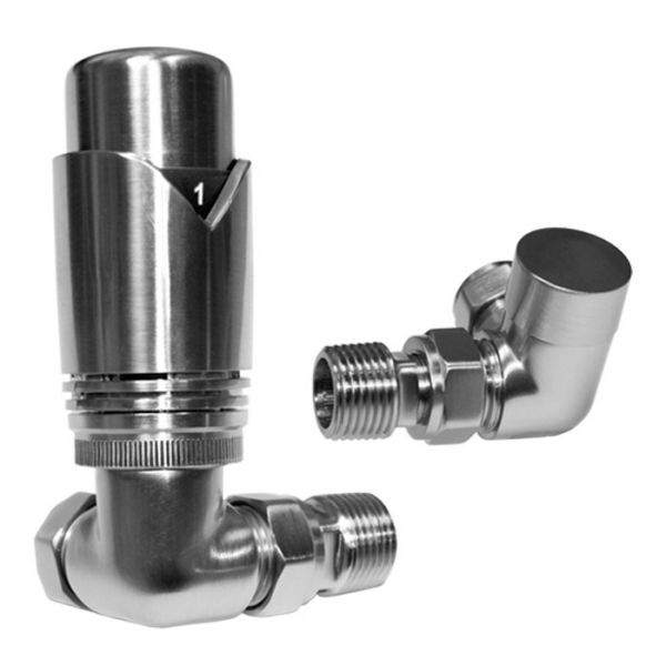 Abacus Ultima TRV8 Chrome Corner Thermostatic Radiator Valves