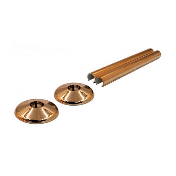 Abacus Ultima Rose Gold Pipe and Collar Kit 200mm