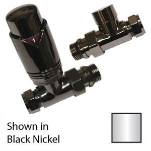 Abacus Ultima TRV8 Chrome Straight Thermostatic Radiator Valves