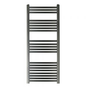 JTP VOS 1200 x 500 Brushed Black Towel Rail