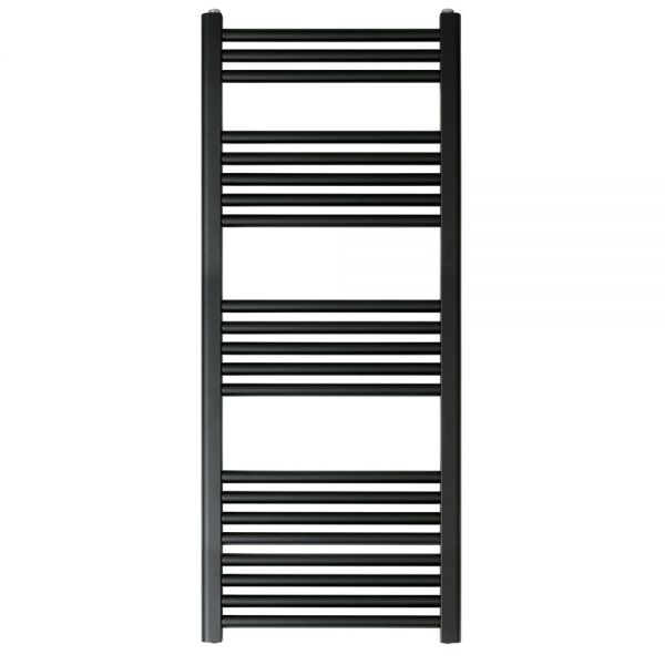 JTP VOS 1200 x 500 Matt Black Towel Rail