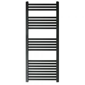 JTP VOS 1200 x 500 Matt Black Towel Rail