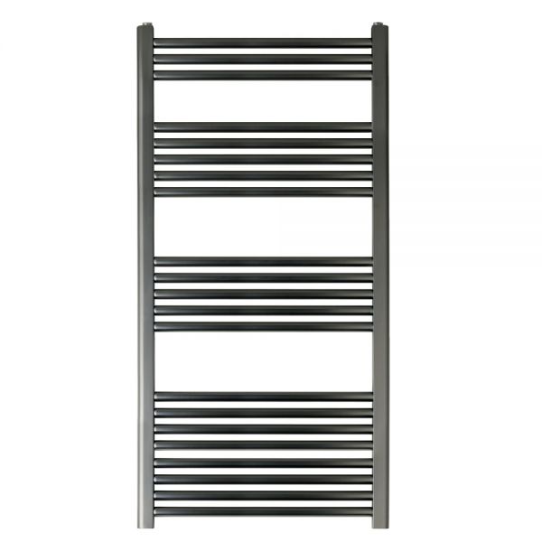 JTP VOS 1200 x 600 Brushed Black Towel Rail