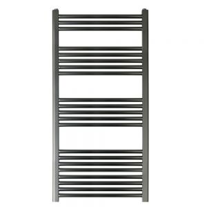 JTP VOS 1200 x 600 Brushed Black Towel Rail