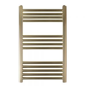 JTP VOS 800 x 500 Brushed Brass Towel Rail