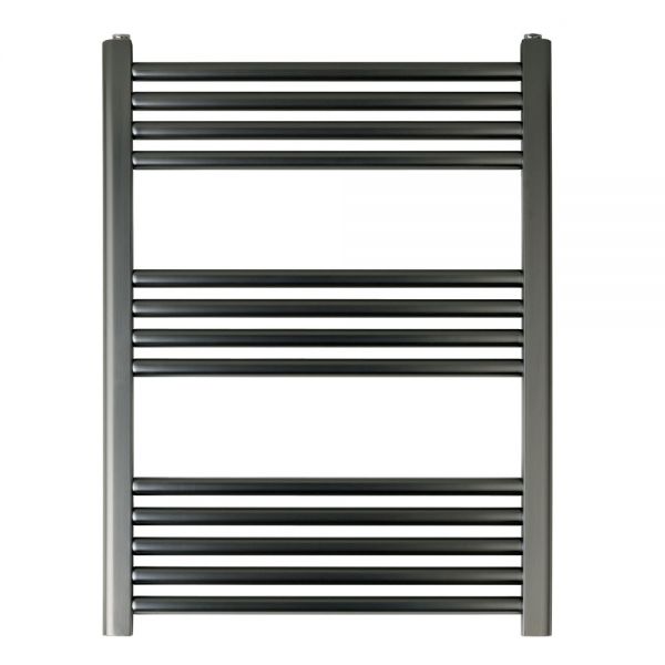 JTP VOS 800 x 600 Brushed Black Towel Rail