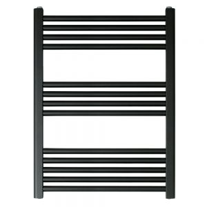 JTP VOS 800 x 600 Matt Black Towel Rail