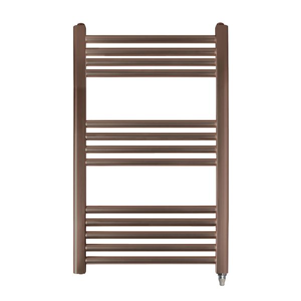 JTP VOS 800 x 500 Brushed Bronze Electric Towel Rail