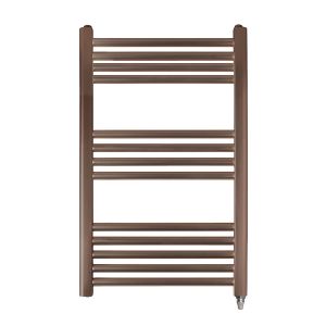 JTP VOS 800 x 500 Brushed Bronze Electric Towel Rail