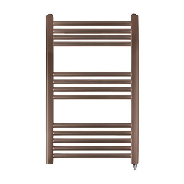 JTP VOS 800 x 400 Brushed Bronze Electric Towel Rail