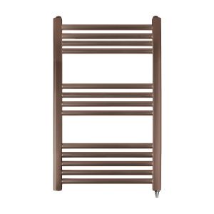 JTP VOS 800 x 400 Brushed Bronze Electric Towel Rail