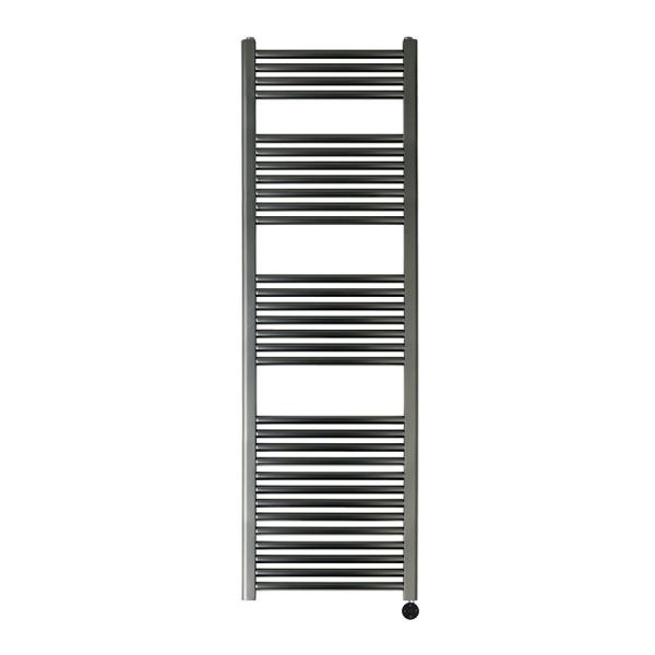JTP VOS 1600 x 500 Brushed Black Electric Towel Rail