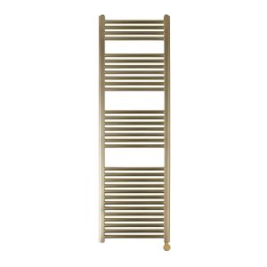 JTP VOS 1600 x 500 Brushed Brass Electric Towel Rail