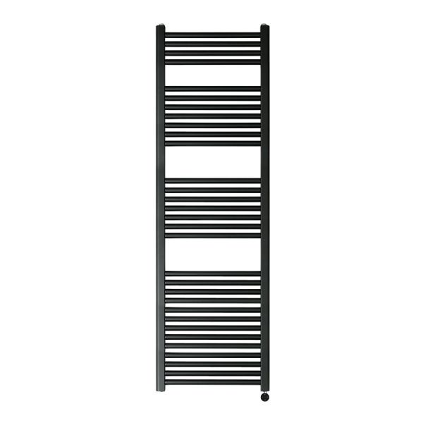 JTP VOS 1600 x 500 Matt Black Electric Towel Rail