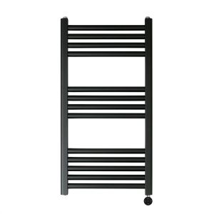JTP VOS 800 x 400 Matt Black Electric Towel Rail