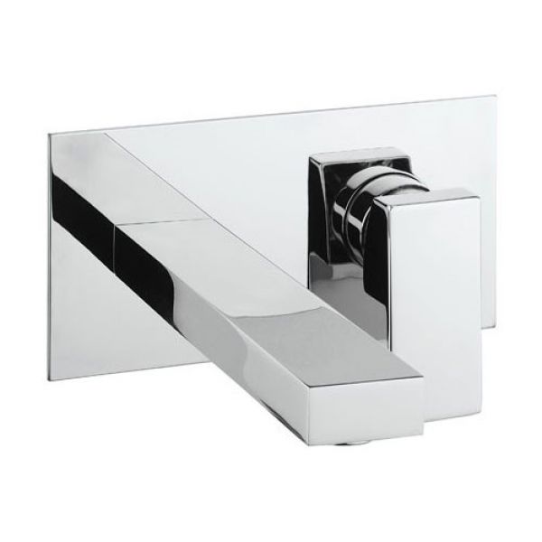 Crosswater Verge Chrome Wall Mounted Mixer Tap 2 Hole
