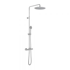 Vado Velo Aquablade Round Thermostatic Shower Kit with Handset