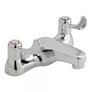 Vado Axces Astra Chrome Bath Filler Tap with Cross Handles