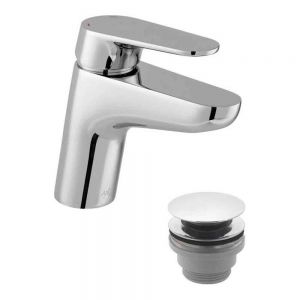 Vado Axces Ava Chrome Mono Basin Mixer Tap with Universal Waste