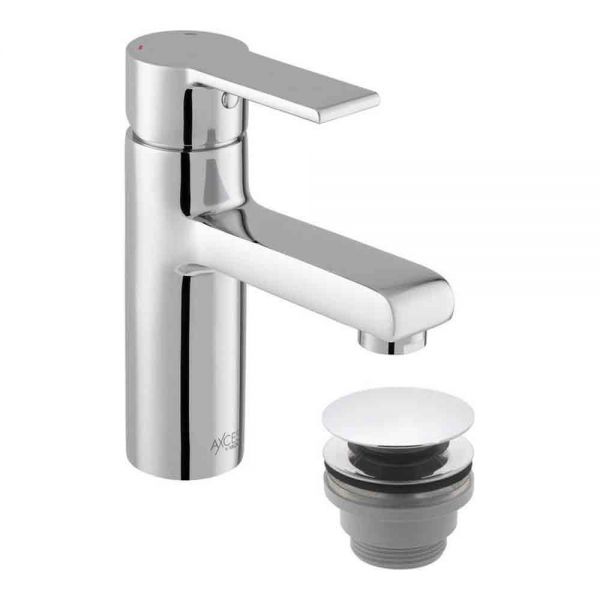 Vado Axces Irlo Chrome Mono Basin Mixer Tap with Universal Waste
