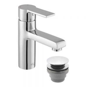 Vado Axces Irlo Chrome Mono Basin Mixer Tap with Universal Waste